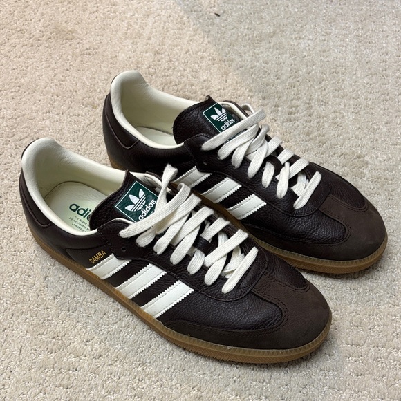 adidas Other - adidas Samba Men's Brown and White Leather Sneakers